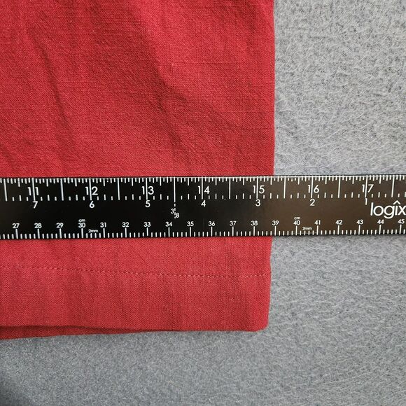 Halara Flex Women 3X Plus Maroon High Waisted Pocket Wide Leg Waffle Work Pants - Picture 8 of 10